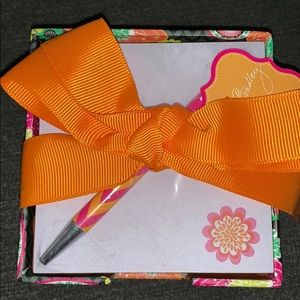 Note cube and mini pen set